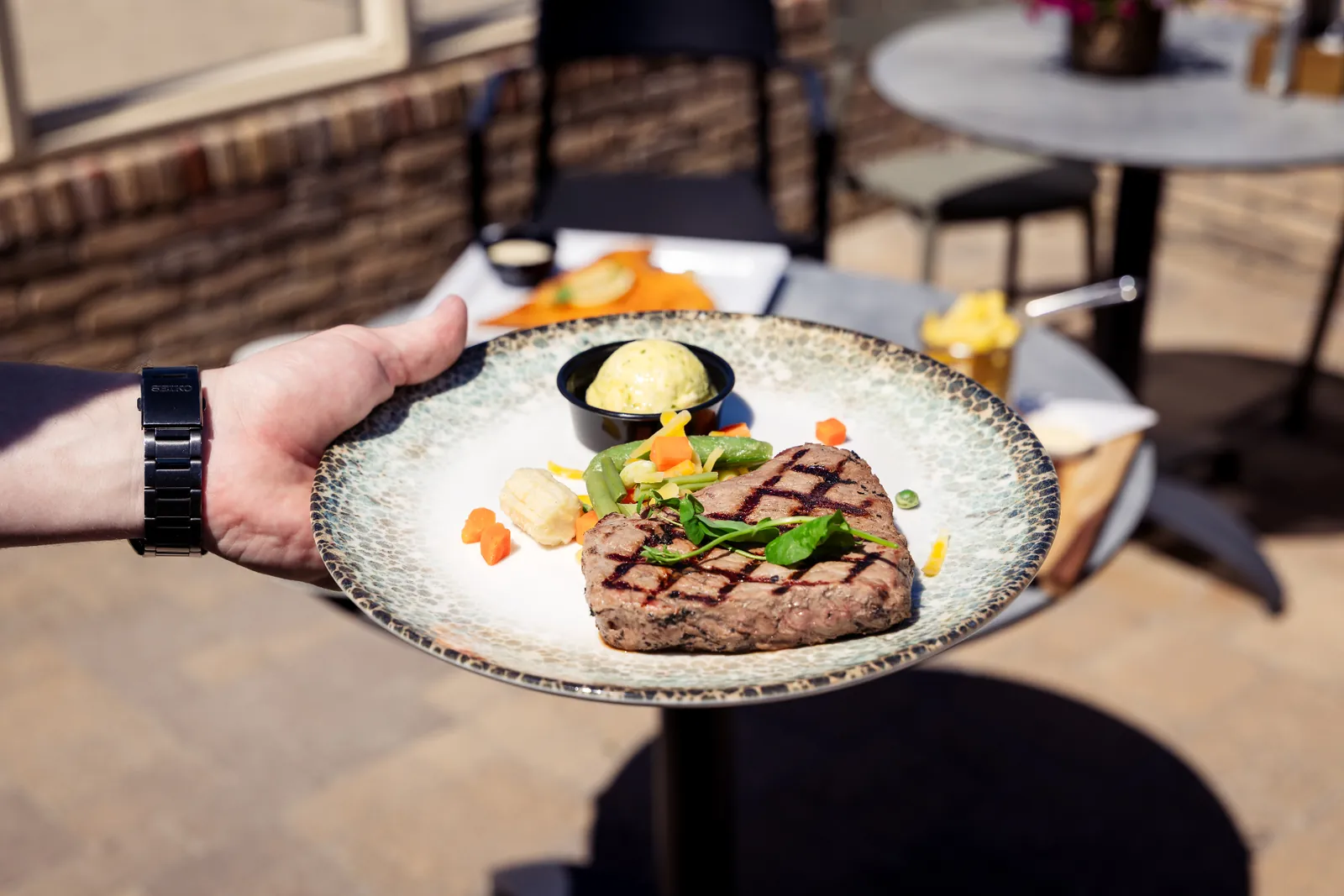 Biefstuk van de grill